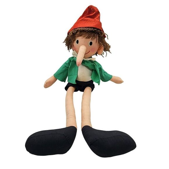 Vintage 1991 Pinocchio Plush Museum of Fine Arts Boston 32" - Picture 1 of 7